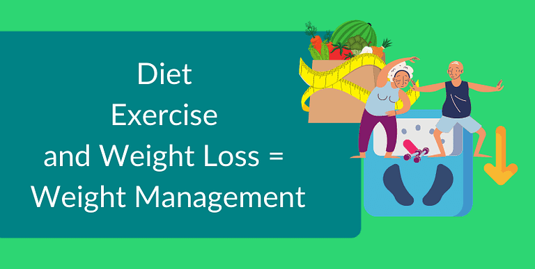 Diet Exercise And Weight Loss = Weight Management