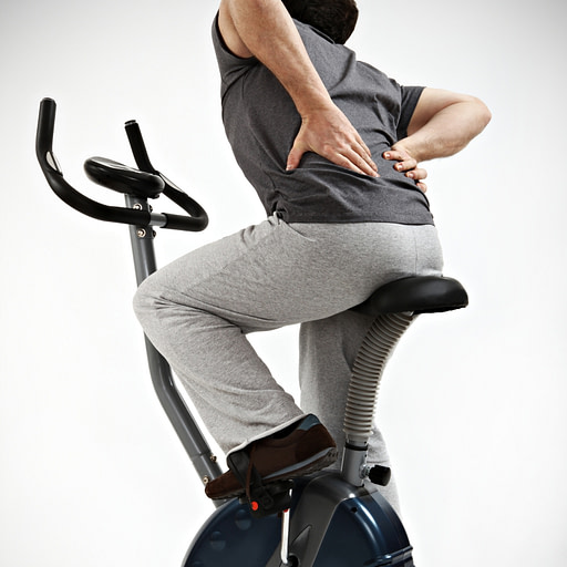 Recumbent exercise bikes are easier on your back