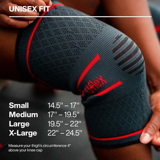 UFlex Athletics Knee Compression Sleeve Support