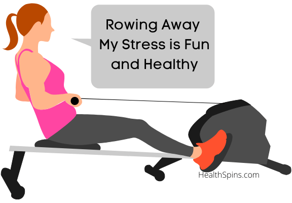 rowing helps stress