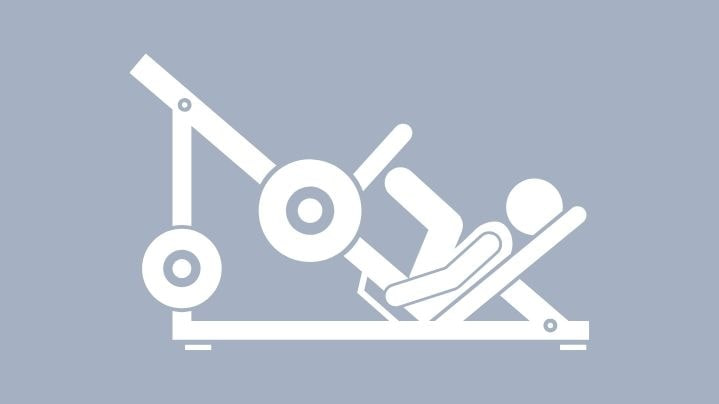 figure using the best exercise equipment for legs while sitting