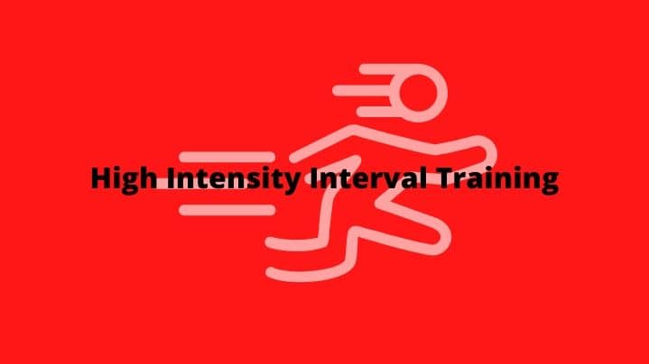 icon man sprinting with works high intensity interval training for hiit